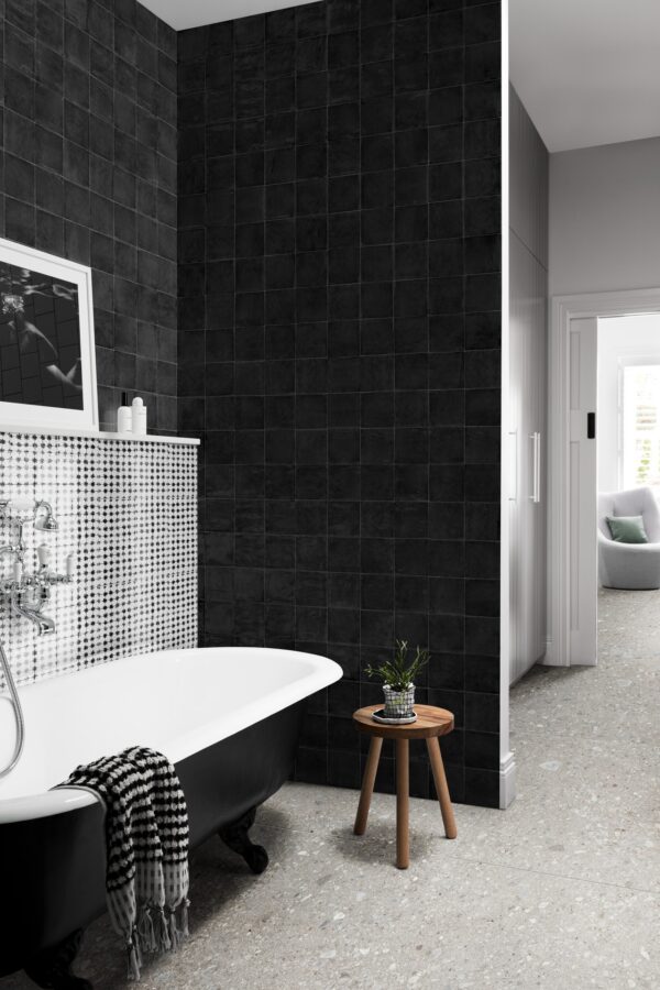 Marazzi Crogiolo Memoria Nero Sm 15x15 cm – Bild 2