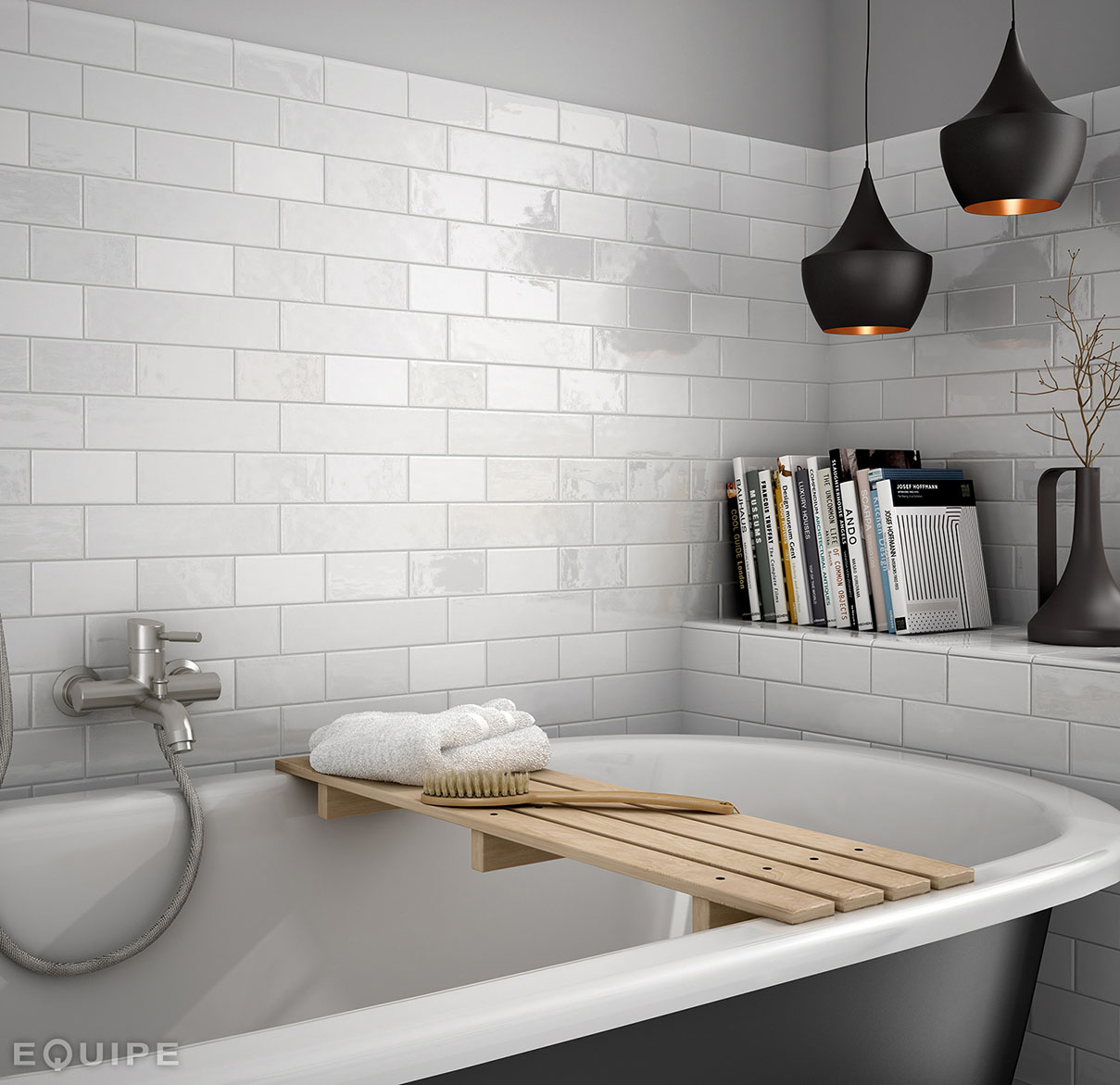 Equipe Cottage White Matt / 7,5×15cm – Bild 2