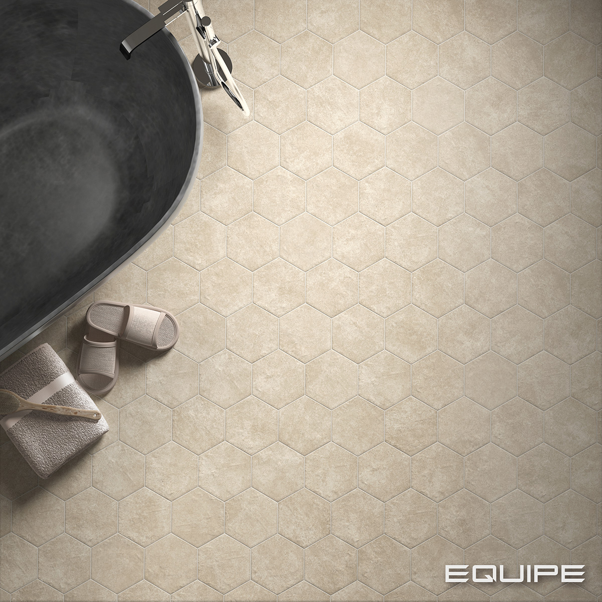 Equipe Hexatile Cement Sand / 17,5×20cm – Bild 4