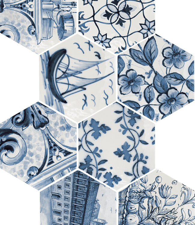 Equipe Hexatile Patchwork Lisboa / 17,5×20 cm