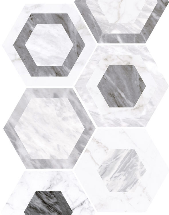 Equipe Bardiglio Geo / 17,5×20 cm