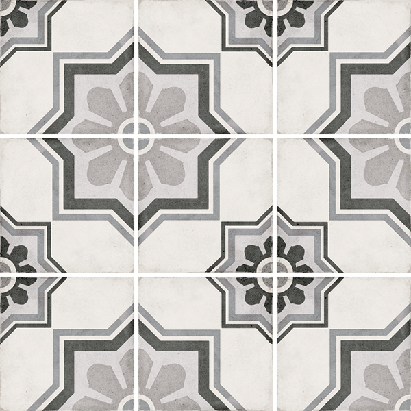 Equipe Art Nouveau Capitol Grey / 20×20cm