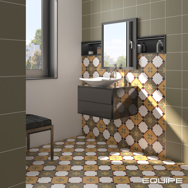 Equipe Bauhome Grün / 20×20cm – Bild 2