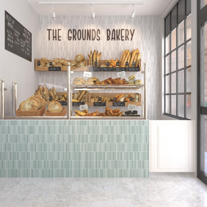 Dune Kit-Kat Mosaic Anise Green Matt / 11,5×23,1cm – Bild 2