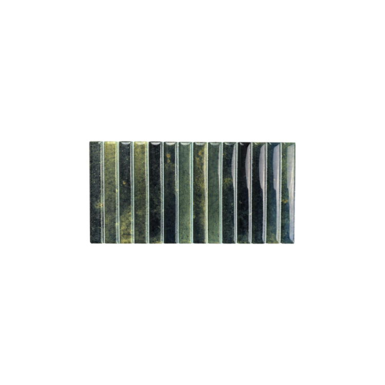 Dune Kit-Kat Mosaic Grass Glossy / 11,5×23,1cm