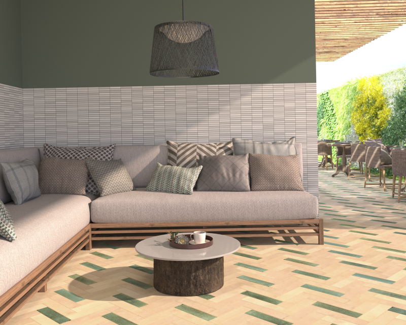 Dune Kit-Kat Mosaic Grey Matt / 11,5×23,1cm – Bild 2