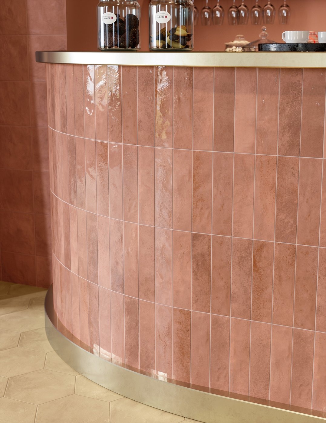 1741 Marca Corona Miniature Soda ROSA CORALLO 6x24cm – Bild 2