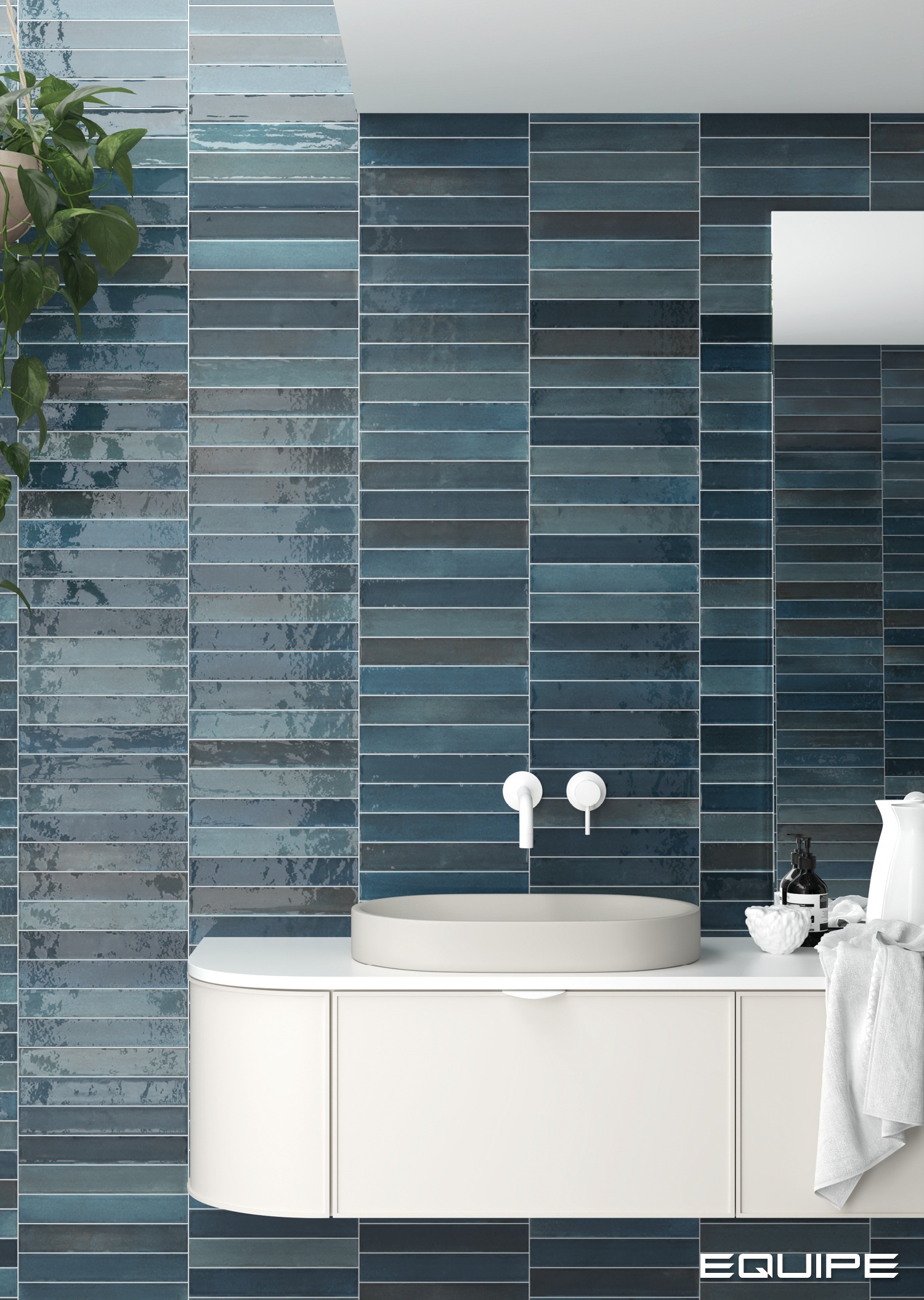 Equipe Isola Bluestone / 5×30cm - STUDIO CERAMICHE