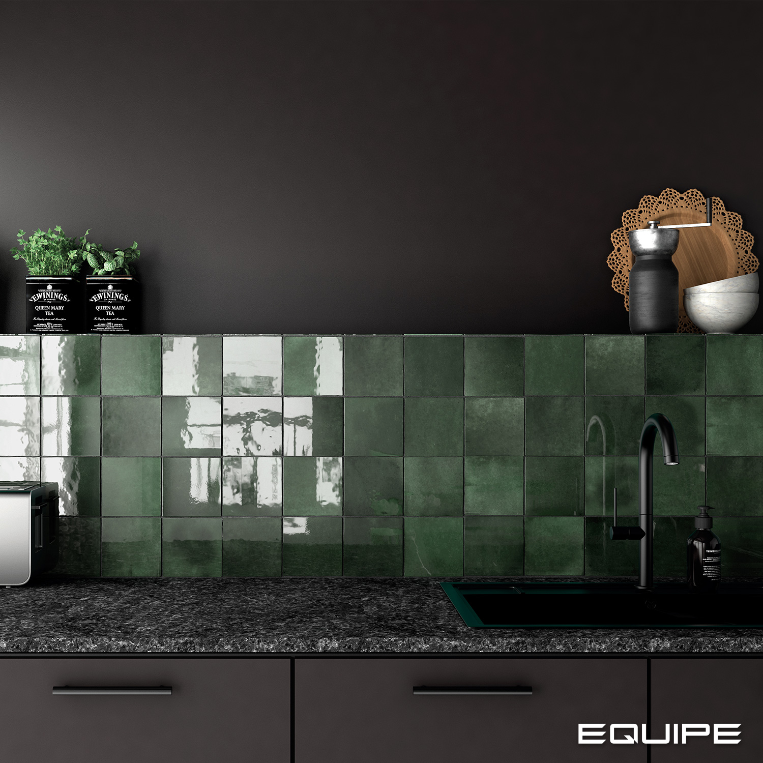 Equipe Artisan Moss Green / 13,2×13,2cm – Bild 3