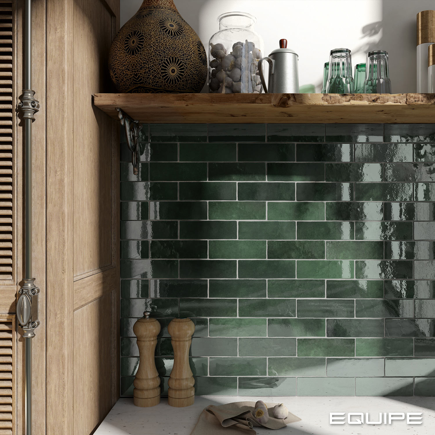 Equipe Artisan Moss Green / 6,5×20cm – Bild 2