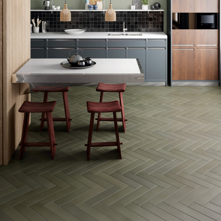 Equipe Babylone Pewter Green / 9,2×36,8cm