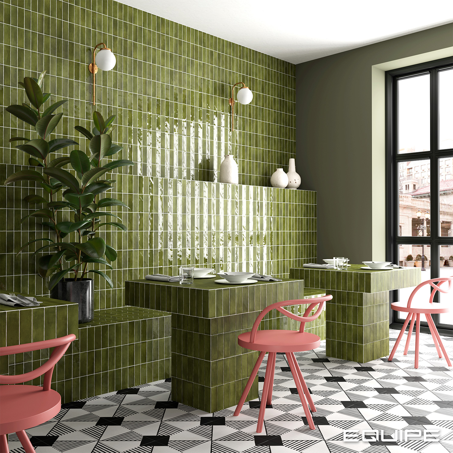 Equipe Coco Verd Matt / 5×15cm – Bild 2