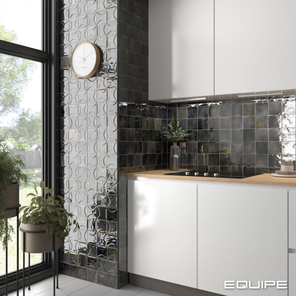 Equipe Hanoi Arco Black Ash 10x10 cm – Bild 2