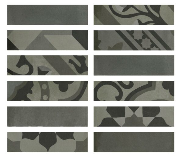 Marazzi Crogiolo D_Segni Blend Carbone Listello 5x20 cm