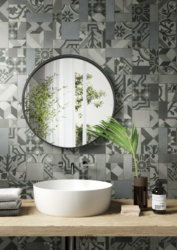 Marazzi Crogiolo D_Segni Blend Carbone Mosaico 19x38 cm – Bild 2