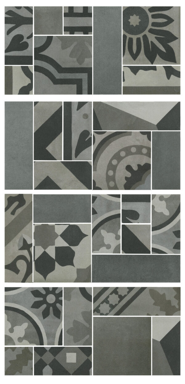 Marazzi Crogiolo D_Segni Blend Carbone Mosaico 19x38 cm