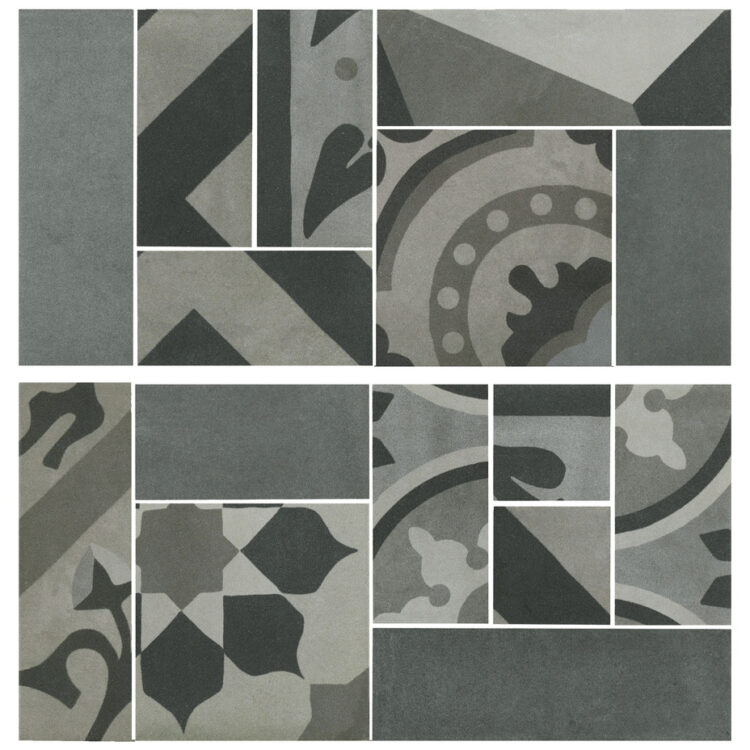 Marazzi Crogiolo D_Segni Blend Carbone Mosaico 19x38 cm