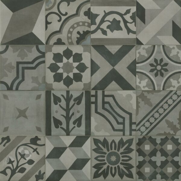 Marazzi Crogiolo D_Segni Blend Decoro Mix Carbone 20x20 cm