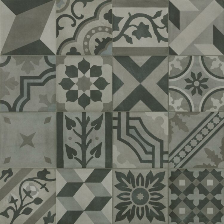 Marazzi Crogiolo D_Segni Blend Decoro Mix Carbone 20x20 cm