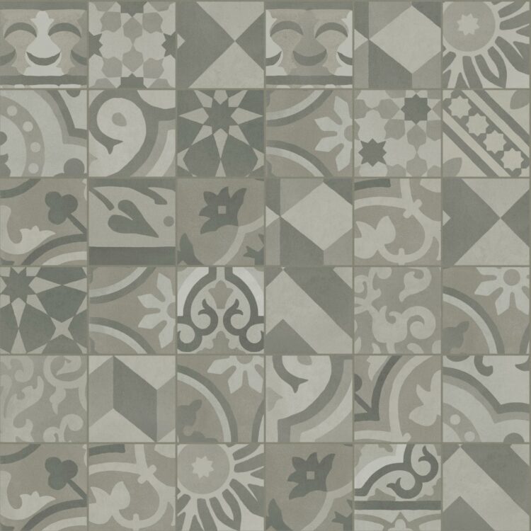 Marazzi Crogiolo D_Segni Blend Decoro Mix Grigio 10x10 cm