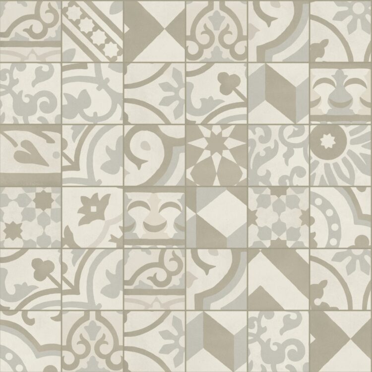 Marazzi Crogiolo D_Segni Blend Decoro Mix Osso 10x10 cm