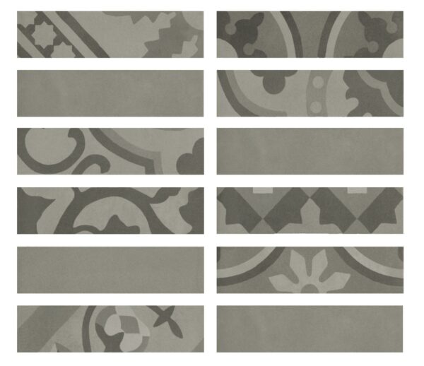 Marazzi Crogiolo D_Segni Blend Grigio Listello 5x20 cm