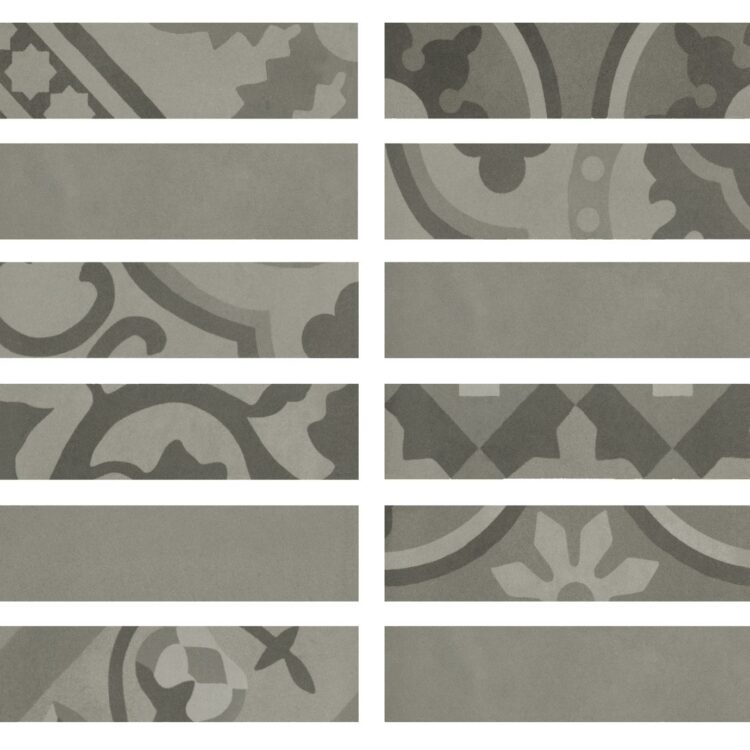 Marazzi Crogiolo D_Segni Blend Grigio Listello 5x20 cm