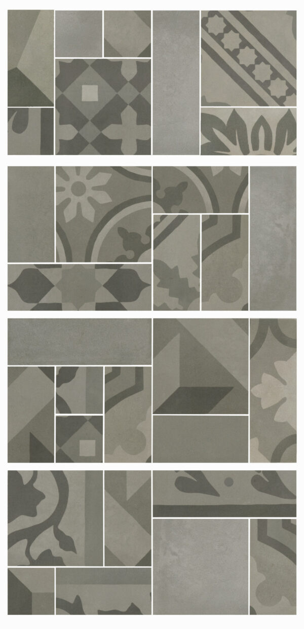 Marazzi Crogiolo D_Segni Blend Grigio Mosaico 19x38 cm
