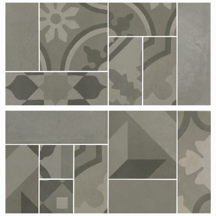 Marazzi Crogiolo D_Segni Blend Grigio Mosaico 19x38 cm