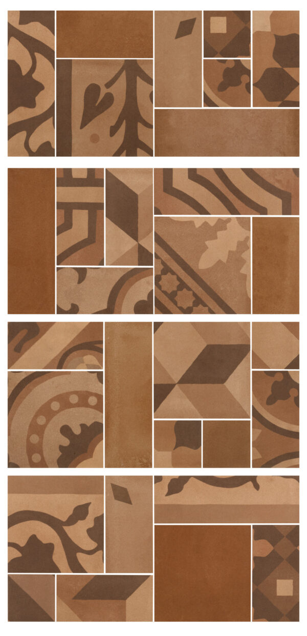 Marazzi Crogiolo D_Segni Blend Terra Mosaico 19x38 cm