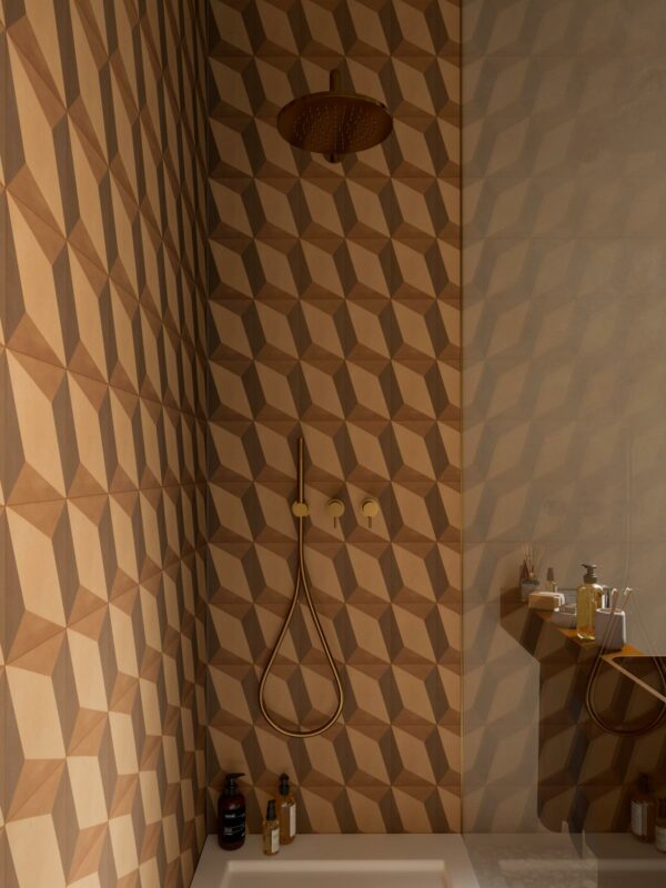 Marazzi Crogiolo D_Segni Blend Terra Tappeto 6 20x20 cm – Bild 3
