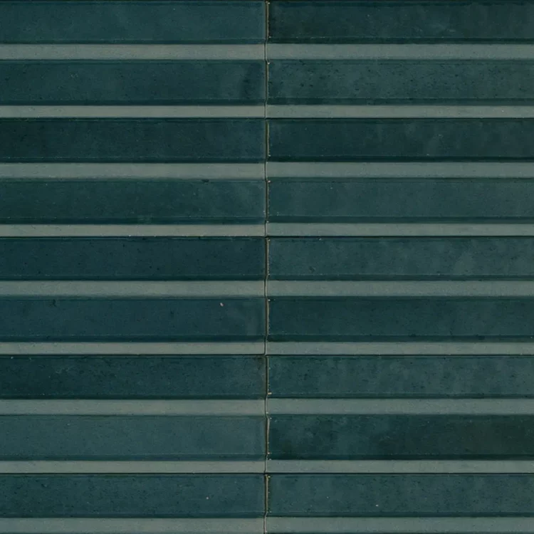 Marazzi Crogiolo Lume 3D Rake Blue 6x24cm