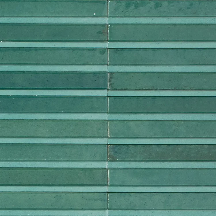 Marazzi Crogiolo Lume 3D Rake Emerald 6x24cm