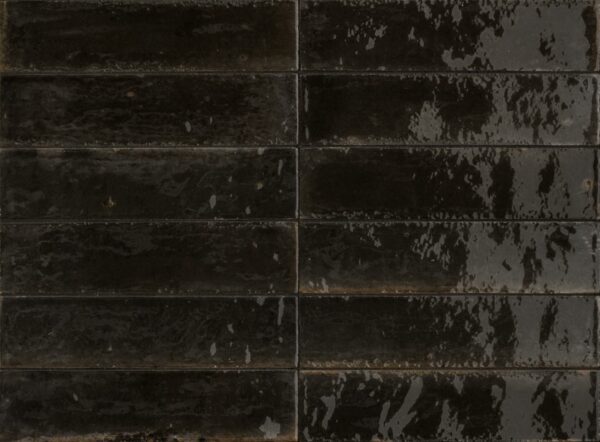 Marazzi Crogiolo Lume Black 6x24cm