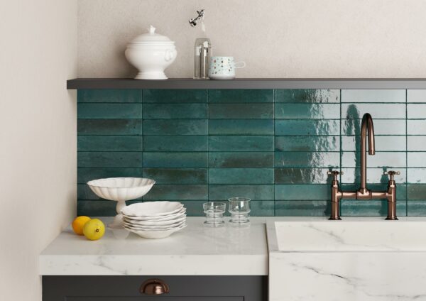 Marazzi Crogiolo Lume Blue 6x24cm – Bild 4