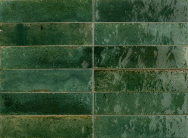 Marazzi Crogiolo Lume Green 6x24cm