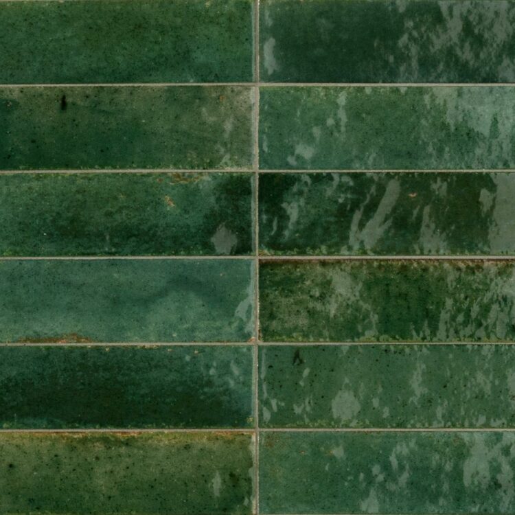 Marazzi Crogiolo Lume Green 6x24cm