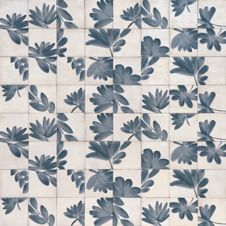 Marazzi Crogiolo Rice Decoro Blossom Bianco 15x15