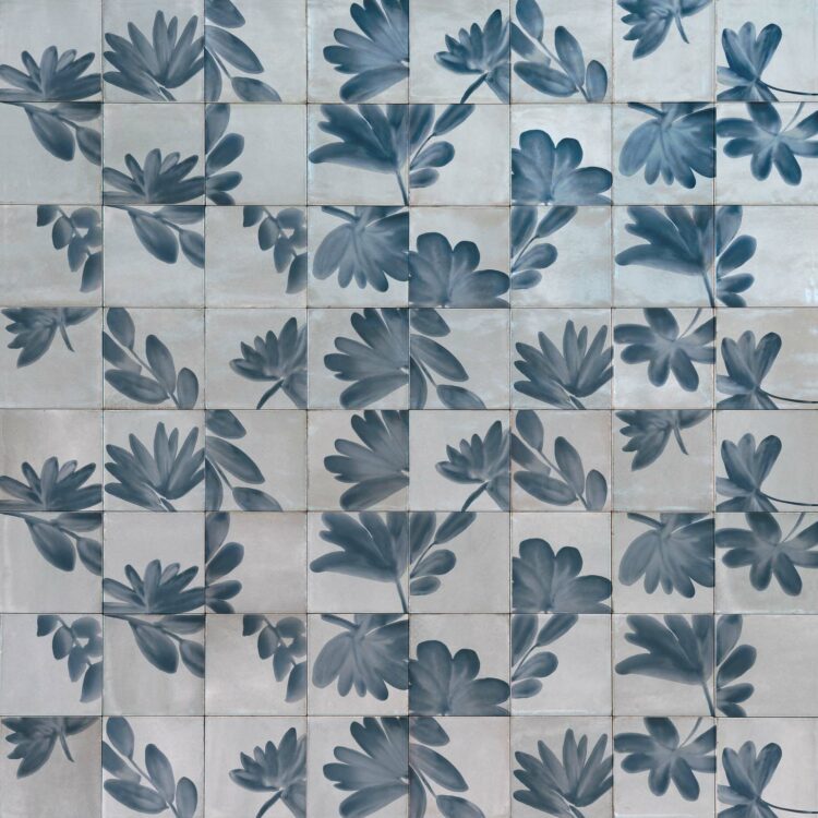 Marazzi Crogiolo Rice Decoro Blossom Grigio 15x15