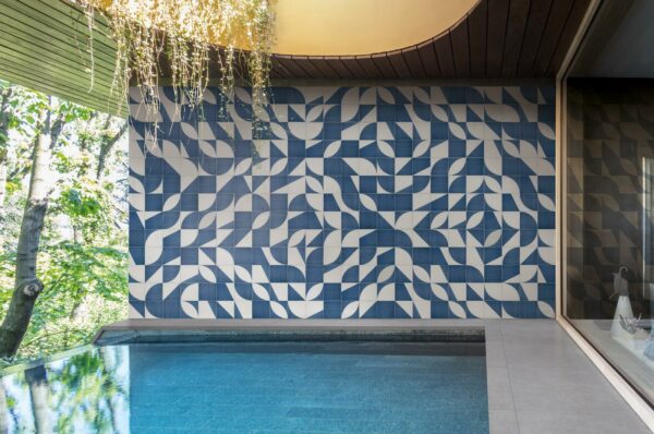 Marazzi Crogiolo Scenario Decoro Mix Blu 20x20 cm – Bild 3