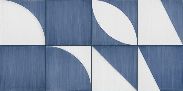 Marazzi Crogiolo Scenario Decoro Mix Blu 20x20 cm