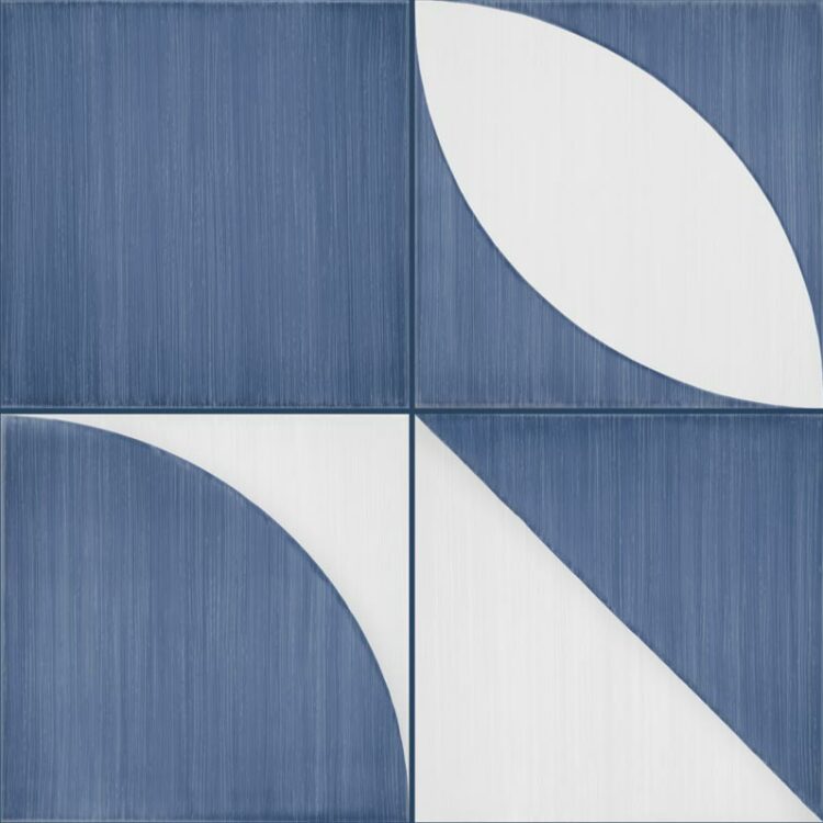 Marazzi Crogiolo Scenario Decoro Mix Blu 20x20 cm