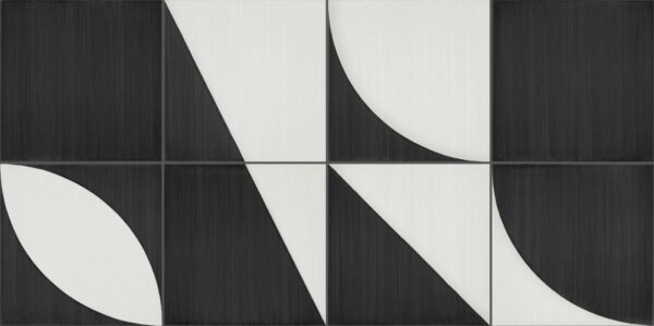 Marazzi Crogiolo Scenario Decoro Mix Nero 20x20 cm