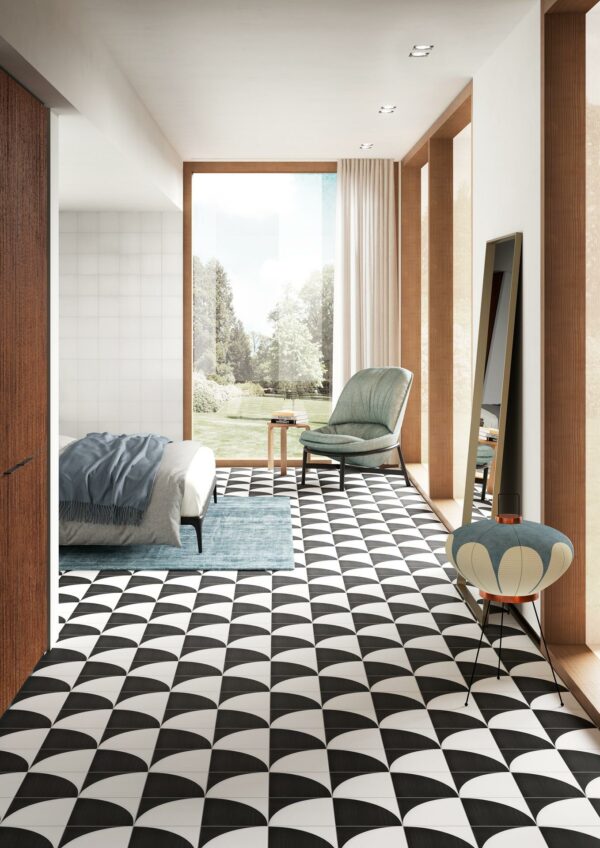 Marazzi Crogiolo Scenario Tappeto 2A Nero 20x20 cm – Bild 3