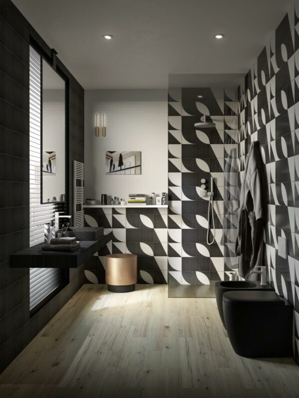 Marazzi Crogiolo Scenario Nero 20x20 cm – Bild 4