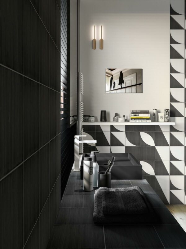 Marazzi Crogiolo Scenario Nero 20x20 cm – Bild 3