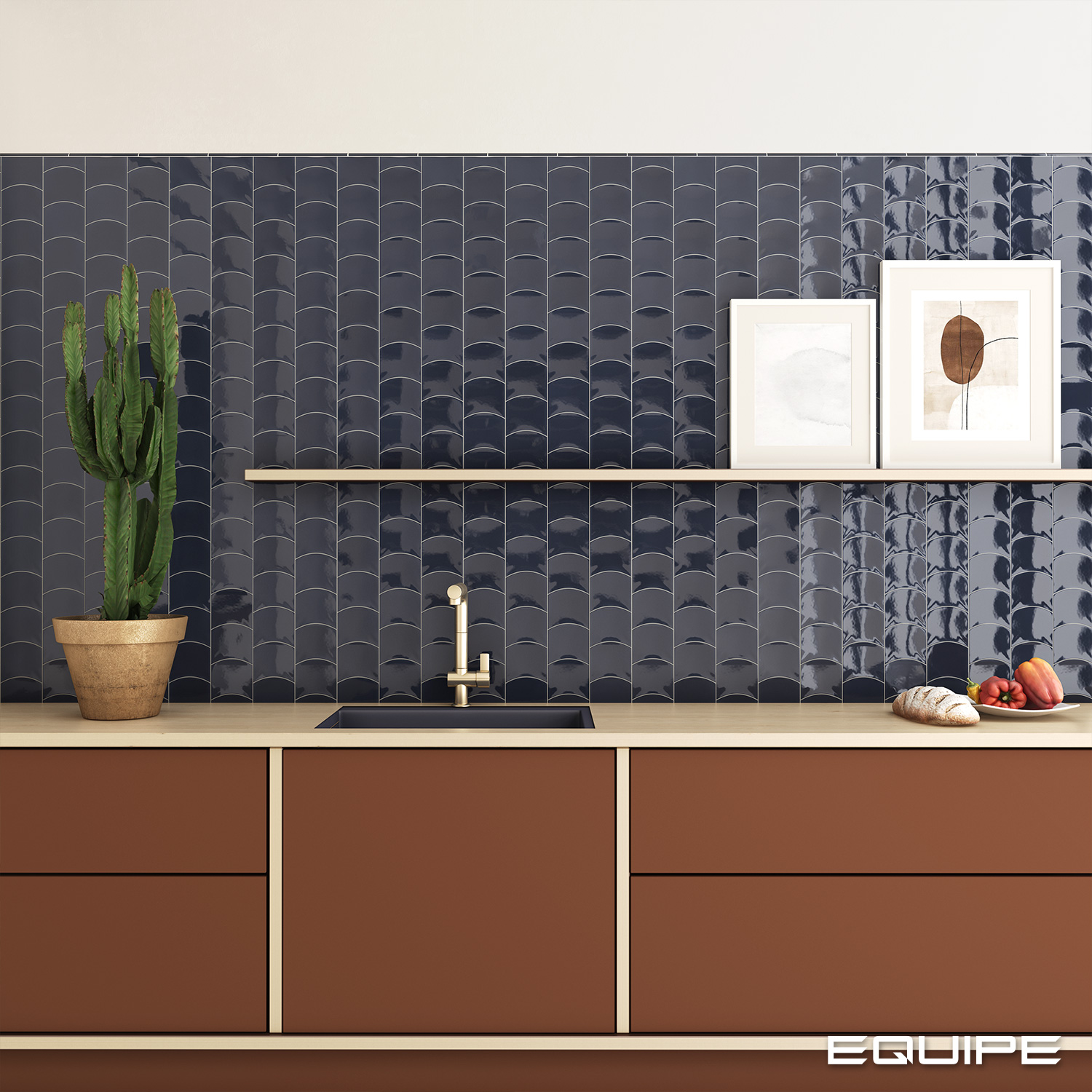 Equipe Wave Blue Reef / 12×12cm – Bild 2