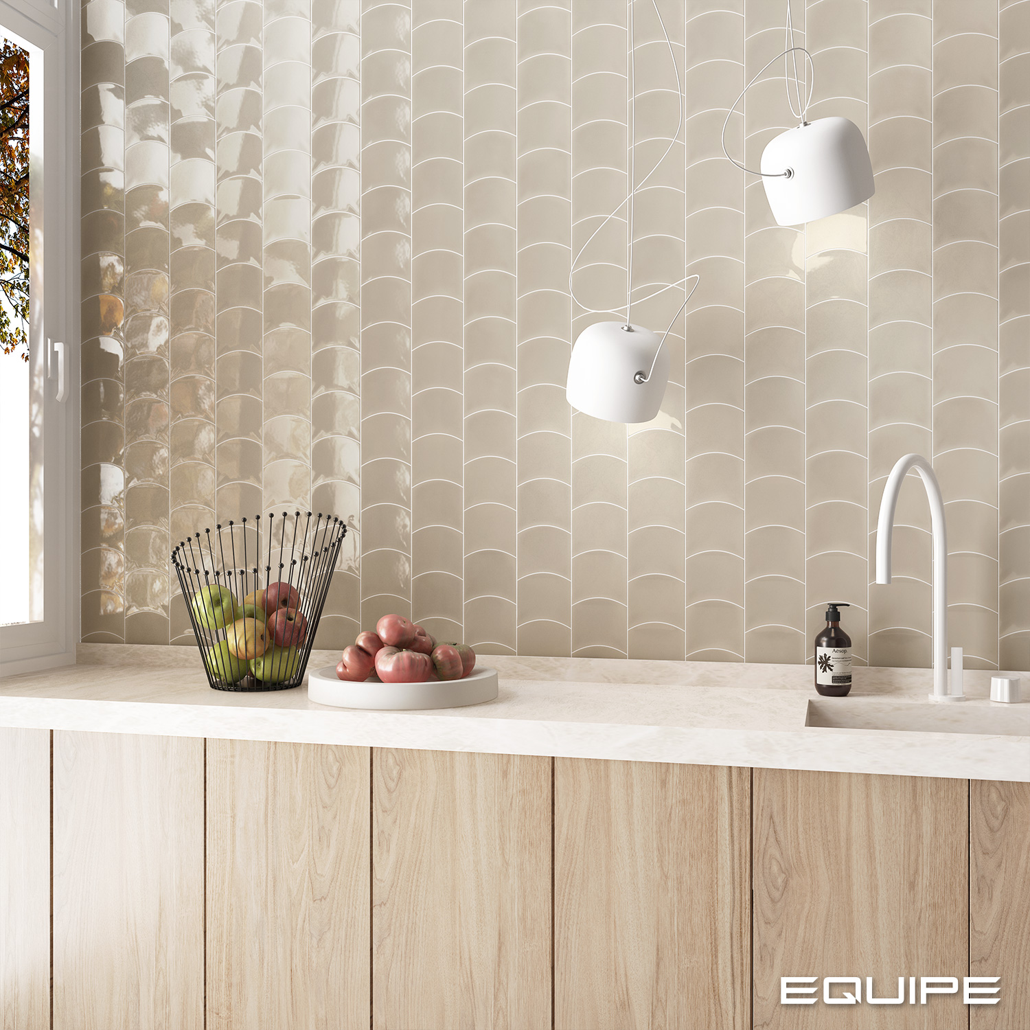 Equipe Wave Old Cream / 12×12cm – Bild 2