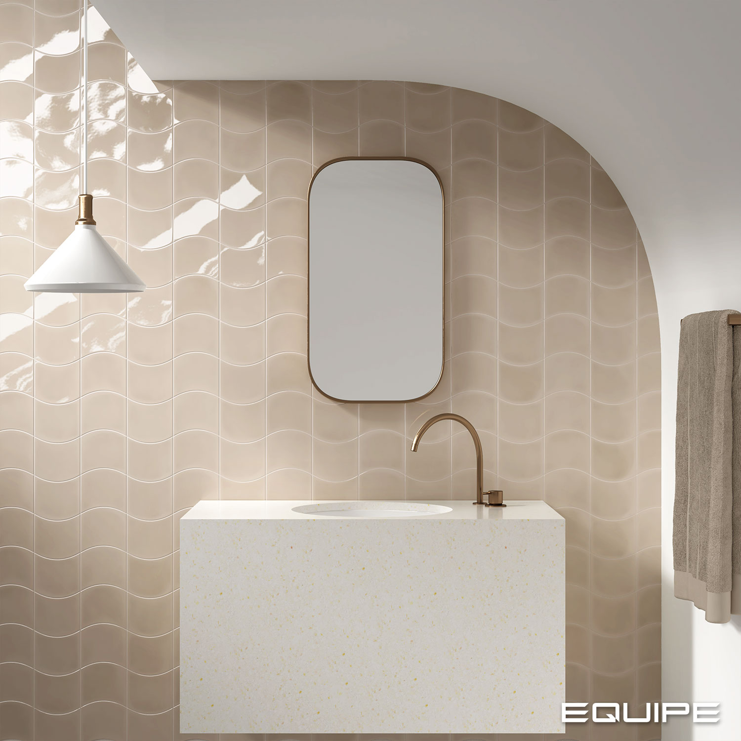 Equipe Wave Old Cream / 12×12cm – Bild 3