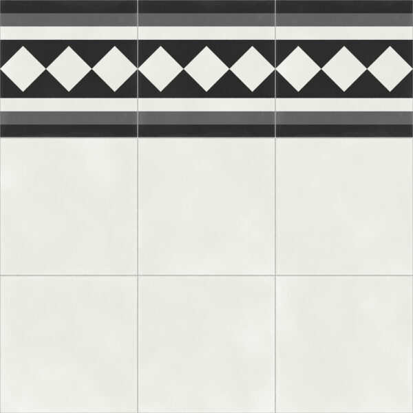 Aparici Vienna White Border Natural 60x60 cm